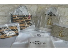 Coach Dempsey Tote 22 Tiger BAG with Dust bag OR Bag + Zip Wristlet SET Options!