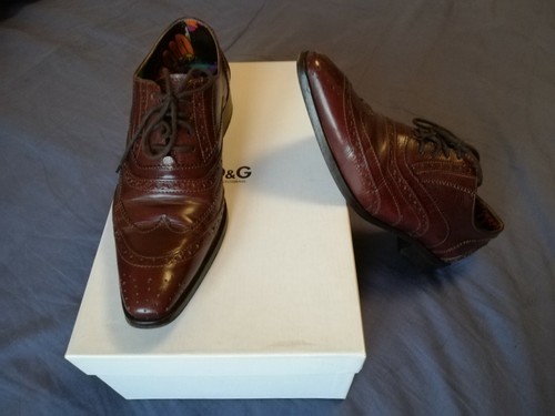 Scarpe Donna Stringate Pelle Marrone - D\u0026G Dolce e Gabbana - n. 37 | eBay