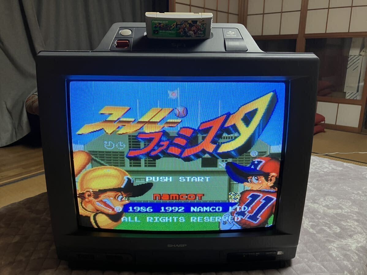 SHARP SF-1 Console System Nintendo Super Famicom Color TV SHARP SF-1 Console System Nintendo Super Famicom Color TV