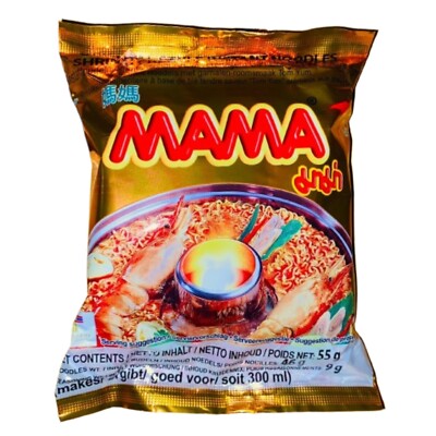 Mama Asia Nudeln Shrimp Tom Yum Geschmack (30 x 60g) 1 Karton Thai Fertiggericht