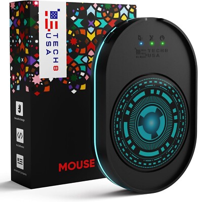 TECH8 USA Mouse Mover Device, Undetectable Mouse Jiggler for Laptops, PC, No