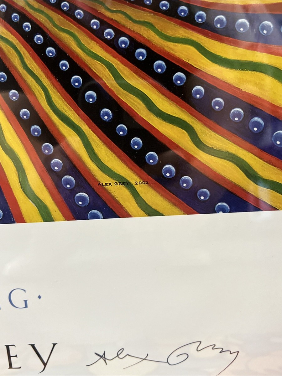 Alex Grey Bardo Being Signed Poster Tool | eBay