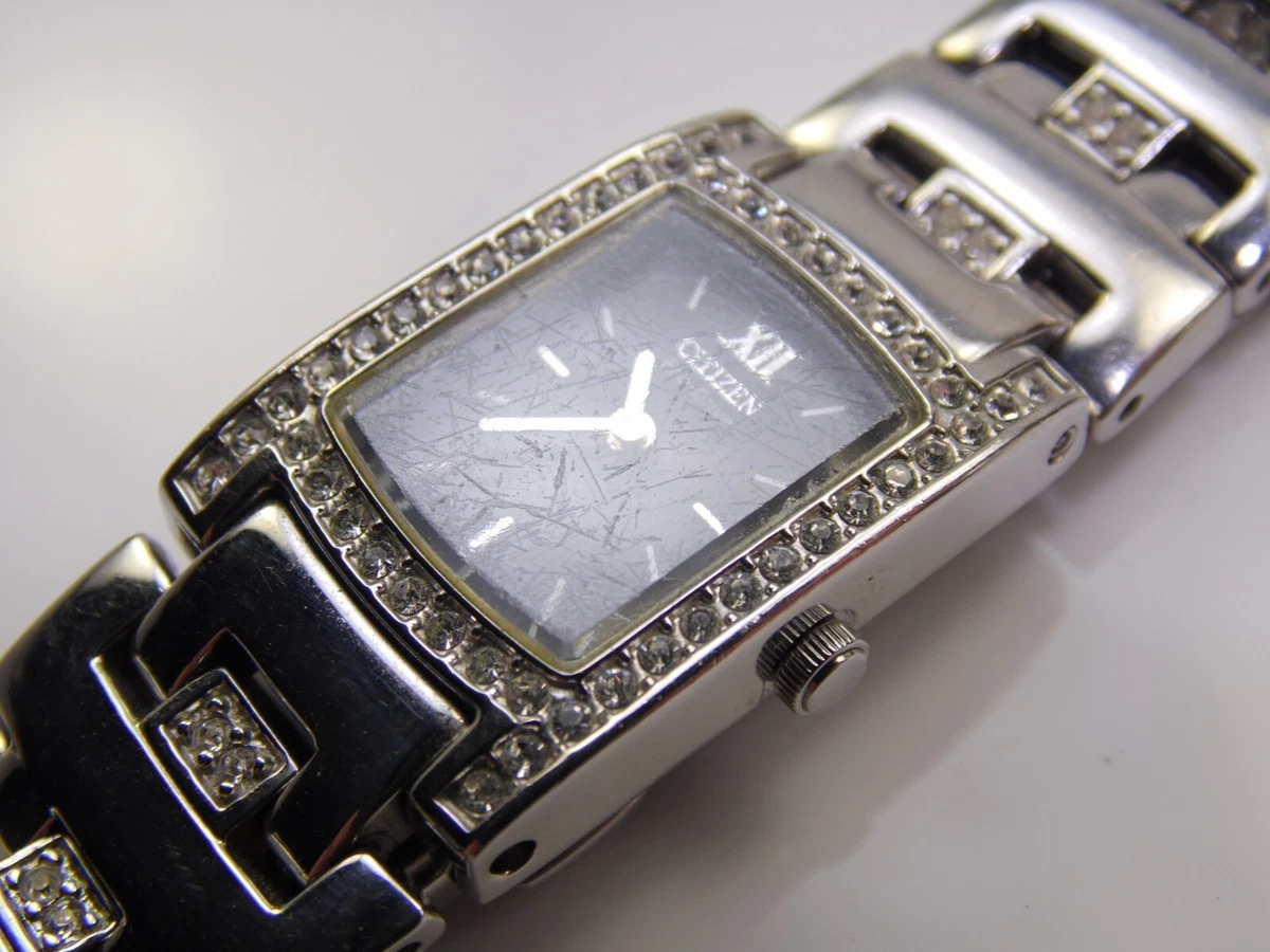 Womens Citizen Eco Drive B023 S000068 Quartz Watch for Parts Repair Only Works