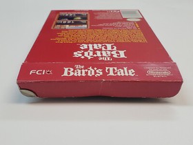 Bard's Tale Nintendo NES Box Only *(No Game, No Manual) *