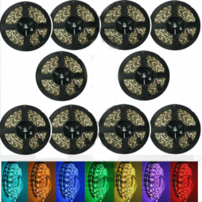16.4ft 5050/3528 SMD RGB LED Strip Tape Rope Light 300 LEDs Color Changing 12V