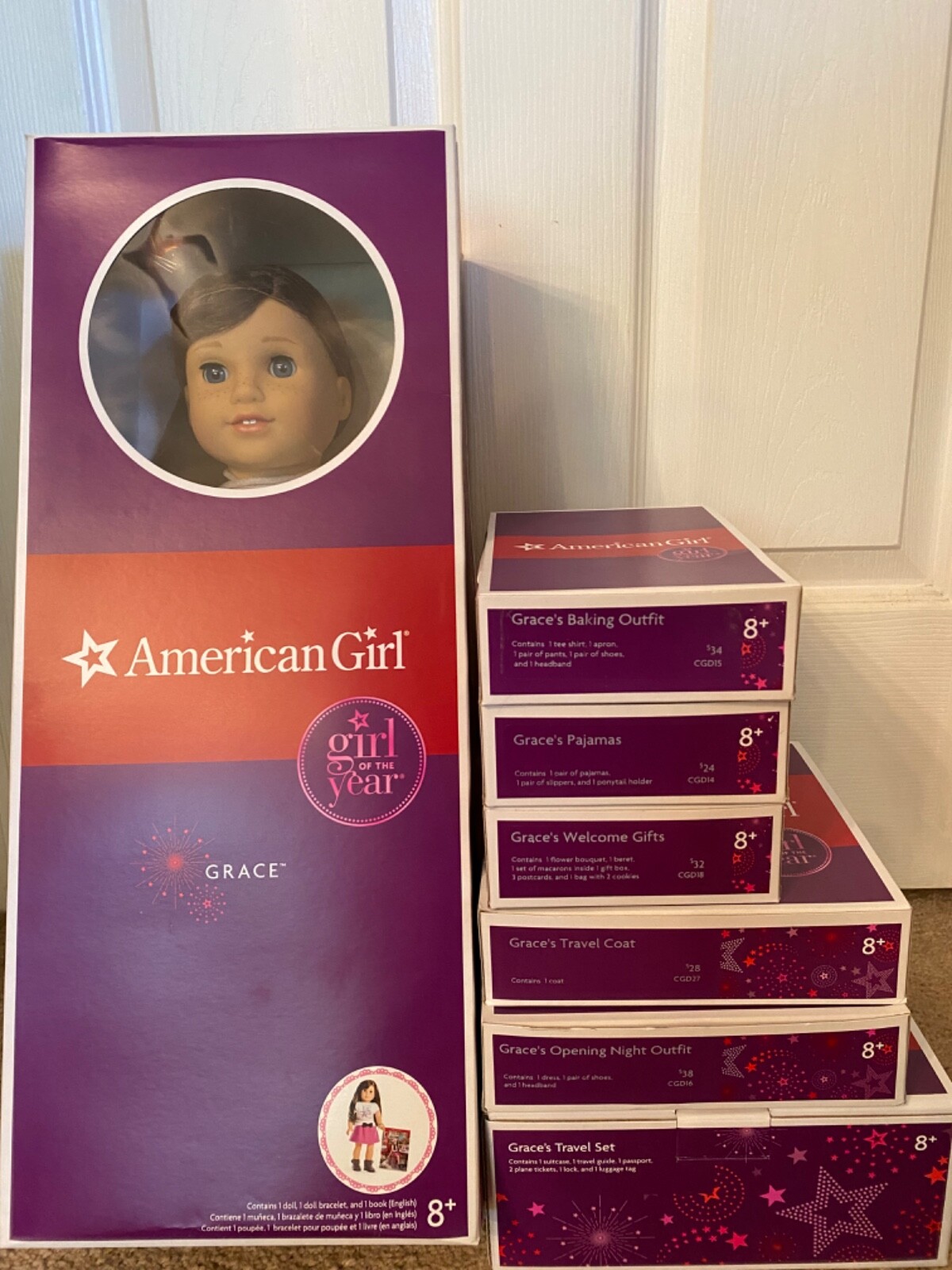 2015 American Girl Doll Grace Thomas Lot New in Boxes eBay