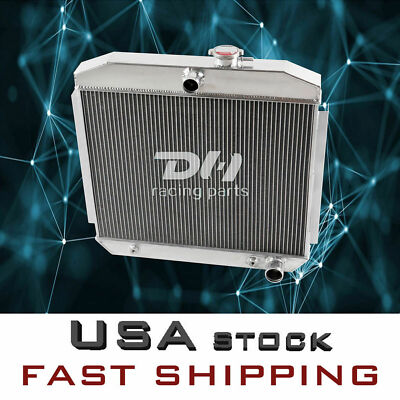 3Row Aluminum Radiator For CHEVY BEL AIR Nomad V8 Engine AT 1955-1957 Smallblock