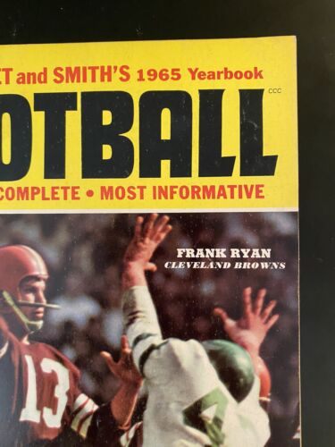 1965 Street and Smith's Pro Football Yearbook Frank Ryan Cover - Picture 3 of 7