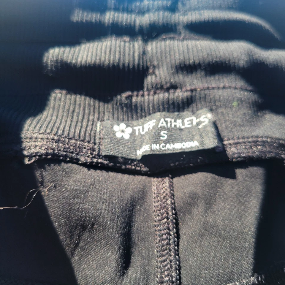 Tuff Athletics гибридные шорты черный женский размер маленький тренажерный зал тренировки Lulu мягкий йога - Изображение 4 из 4