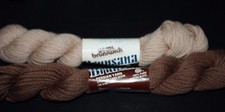 Brunsana Wool Yarn Lot Brown 71 & 158 Pure Wool Tapestry Made in USA --FFX -=