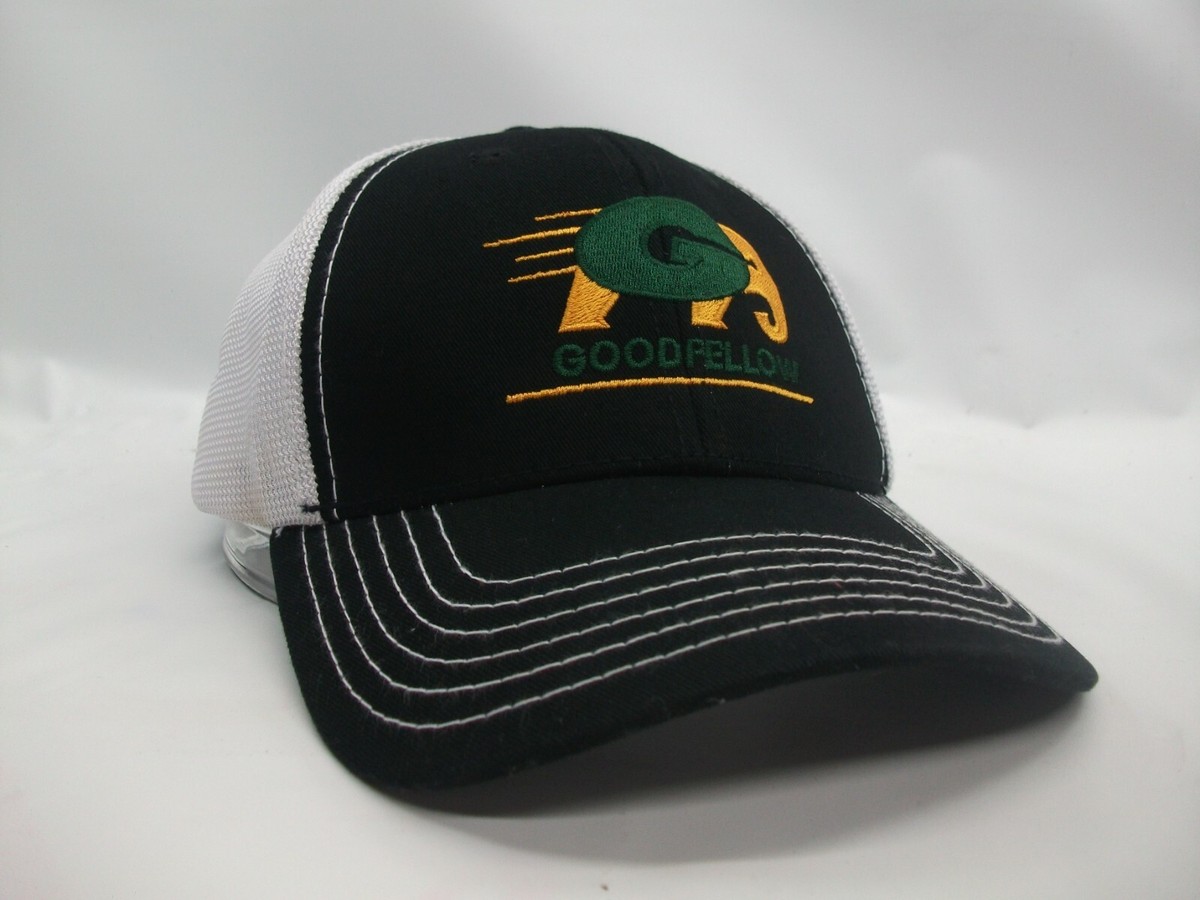 Goodfellow Hat Black White Hook Loop Baseball Cap