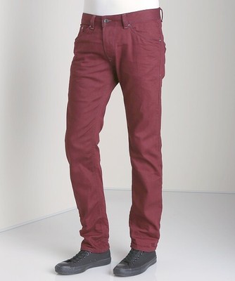 DIESEL Denim Jean DARRON 008QU WASH Men's REGULAR SLIM TAPERED Burgandy RRP  £170 | eBay