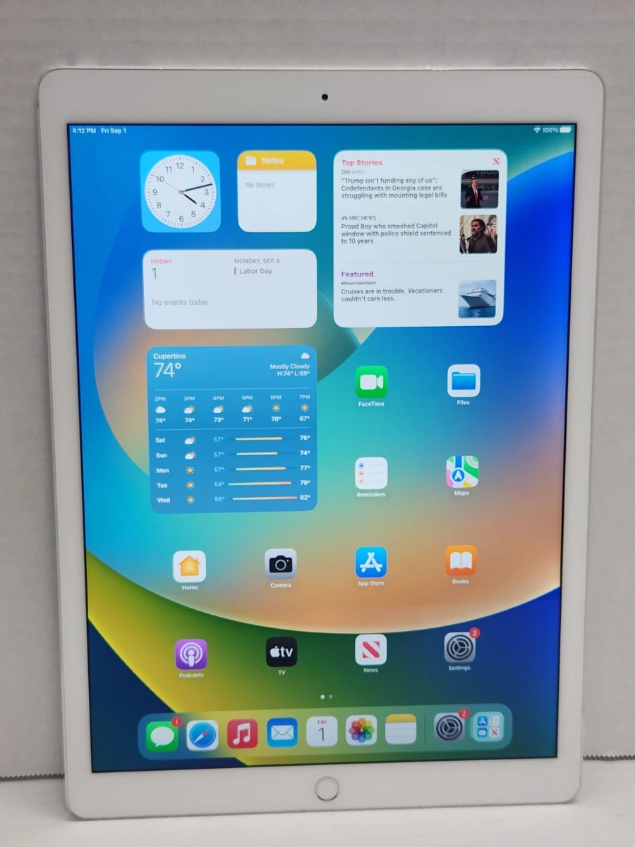Apple iPad Pro 1st Gen. 128GB, Wi-Fi, 12.9 in - Silver