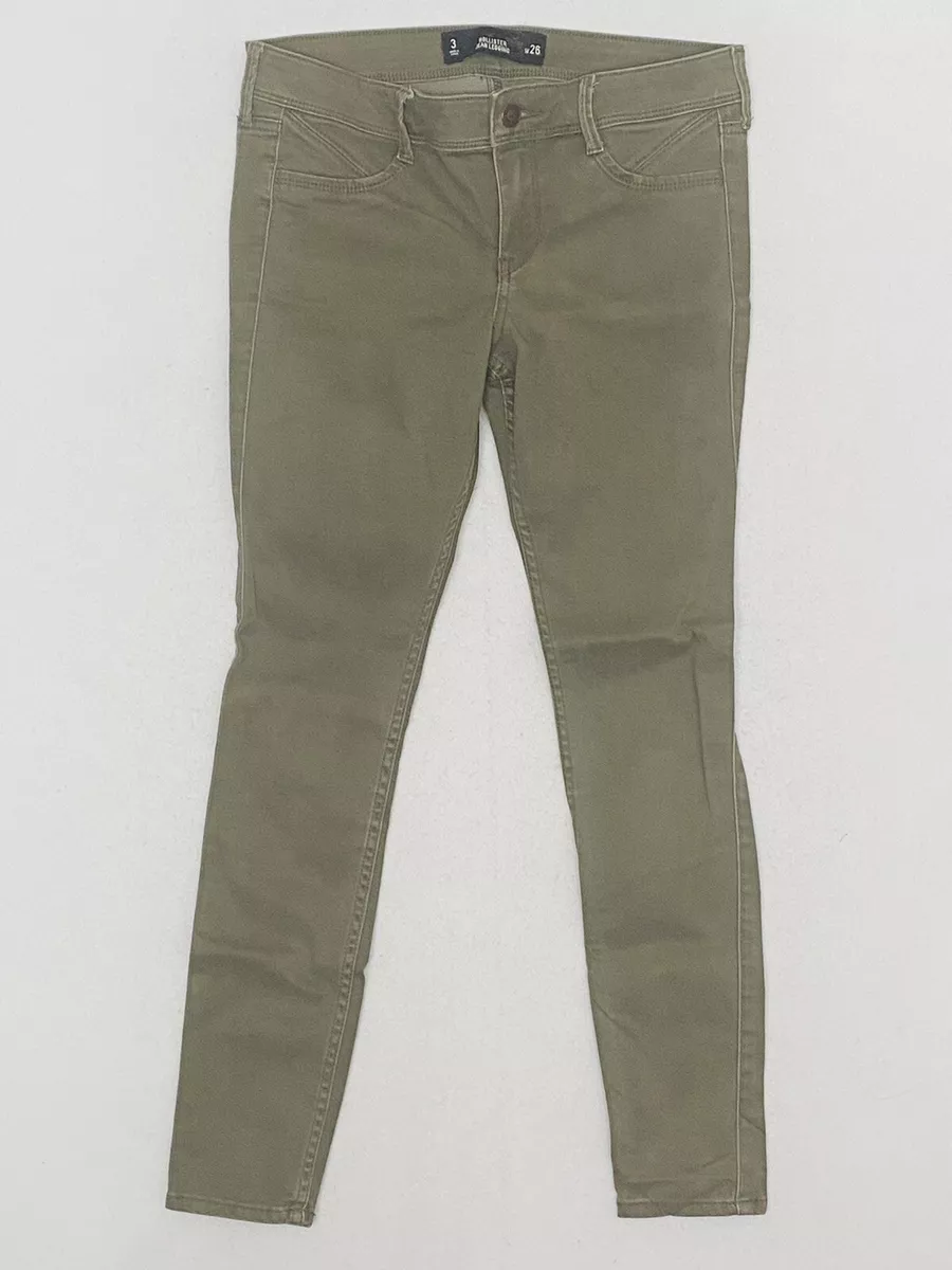 Hollister olive cheap green jeans
