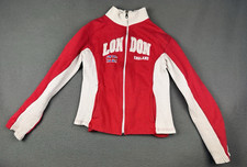 Awnhill Jacket London Y2k Streetwear Motorcycle England Red White Zip Youth XL