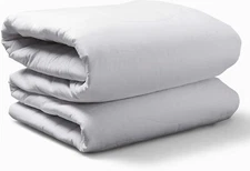 Sunbeam Heated Mattress Pad Therapeutic w/ 10 Heat Settings, Twin, White (USED)