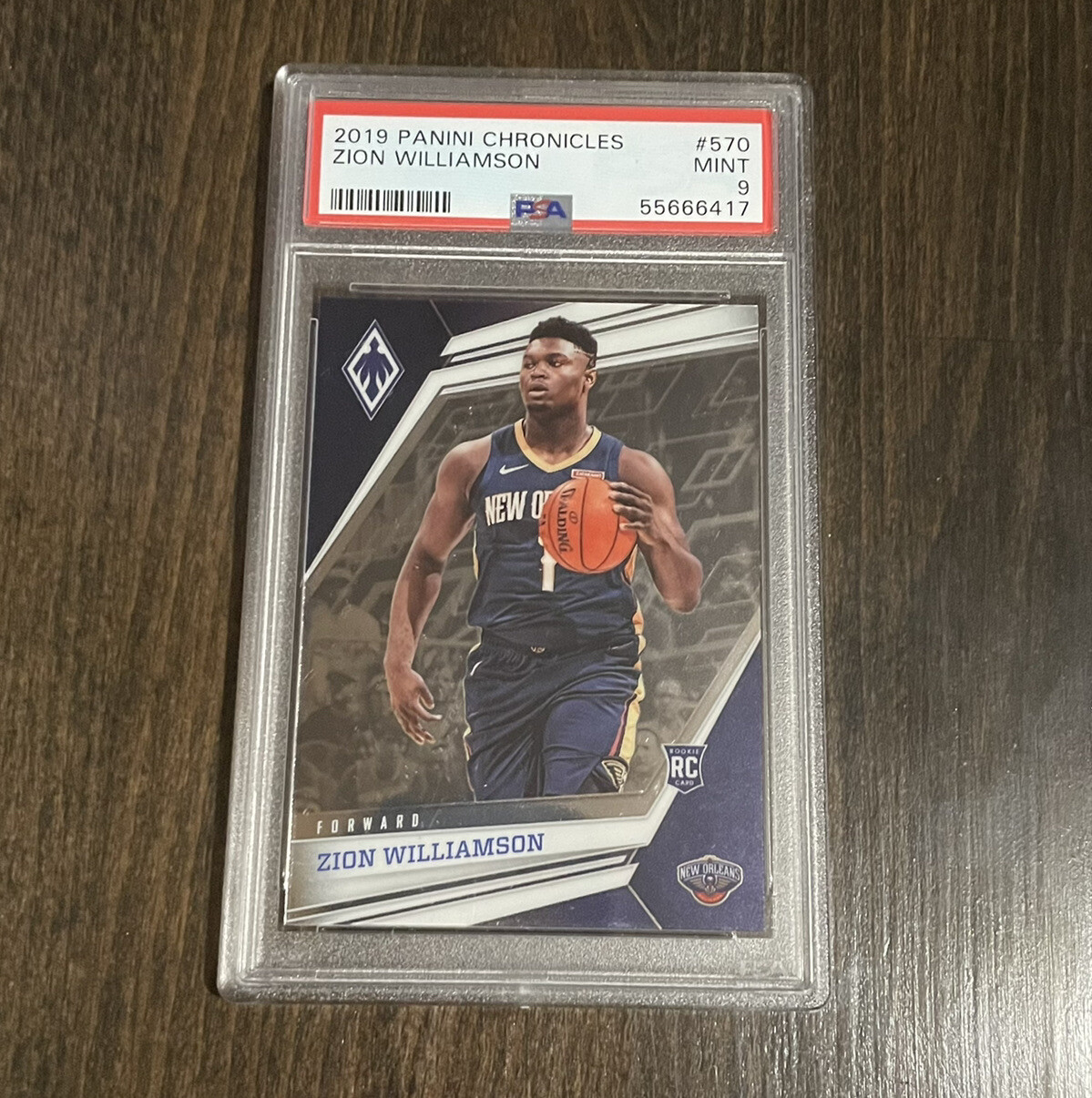 Zion Williamson 2019 Panini Chronicles PHOENIX 570 PSA 9 RC Rookie Pelicans NBA