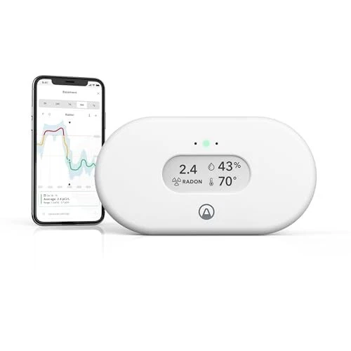 Airthings View Radon 2989 - Radon Monitor (Radon, Humidity, Temperature)