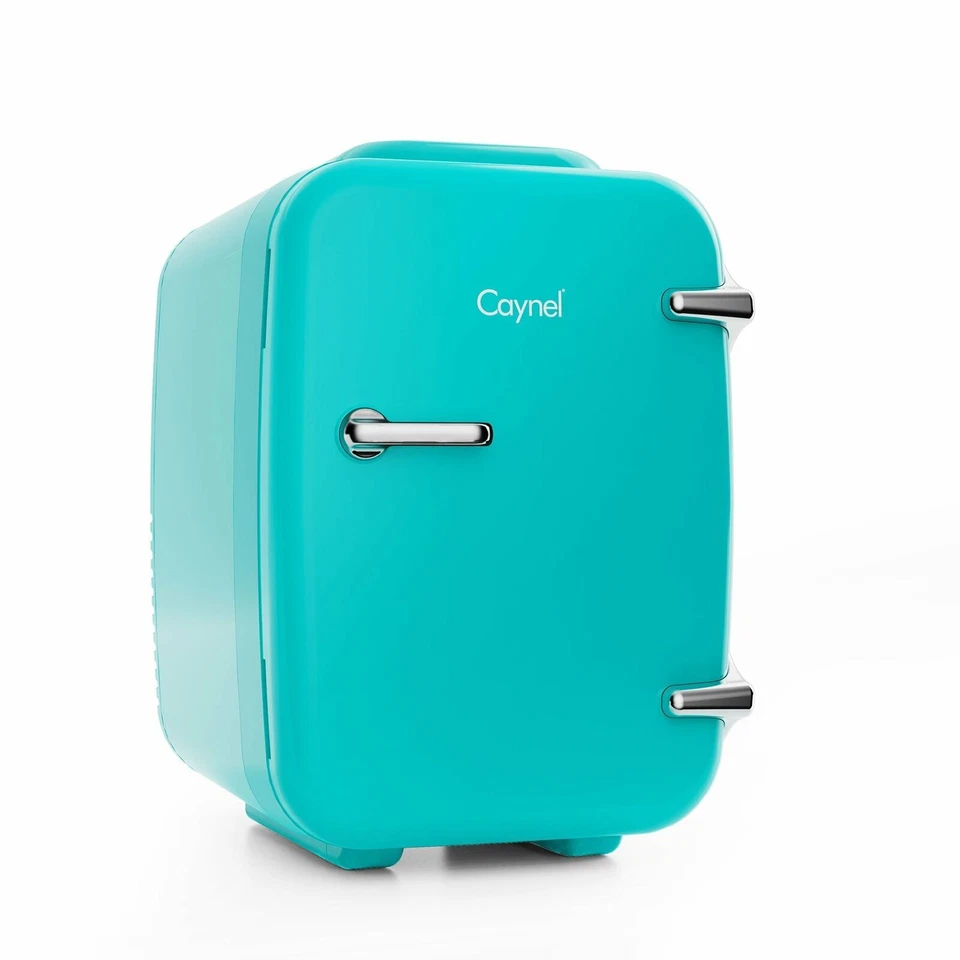 CAYNEL Mini Fridge Cooler and Warmer for Skincare (4Liter/6Can) Portable Compact - Image 2 of 4