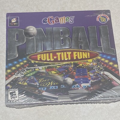 Pinball: Deep Blue: Full Tilt Fun! (PC CD-Rom) New, Sealed