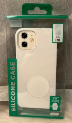 Micase Silicone Case Fit For iPhone 13 Mini 12 Mini (white)