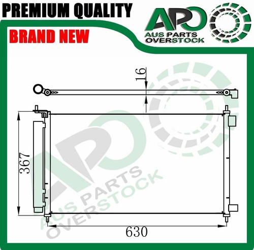 Brand New Air Condenser for NISSAN Cube Z12 1.6L 6/2010-On - Picture 9 of 9