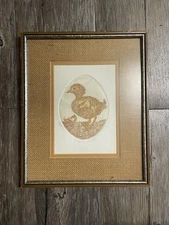 Carol Lummus Duck/Chick Etching 1978 “You Can’t Go Home Again Woven Matte 9x11