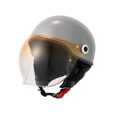 Casco moto Marushin BUBBLE RIDER HALF mezzo casco grigio misura gratuita (57-60 cm