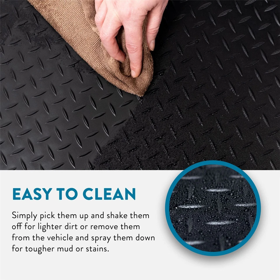 Toyota Land Cruiser 1998-2002 [Colorado] Rubber Car Mats Heavy-Duty Tailored Fit - Image 4 of 4