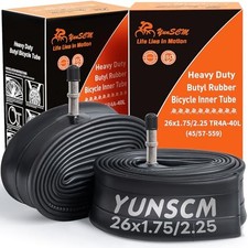 26" Heavy Duty Bike Tubes 26X1.95 26X2.10 26X2.125 TR4A-40L 45/57-559 Inner