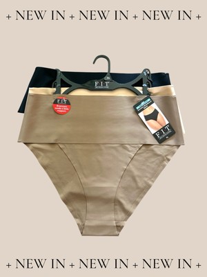 F.I.T. Figure Improving Technology Women 3 Pk High-Waisted Shaping Bikinis Sz XL