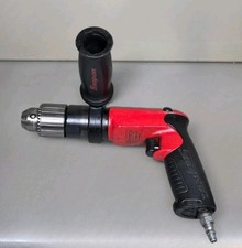 Snap-on Pdr5000 Pneumatic Drill W Aux Handle Tested Working