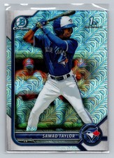 2022 Bowman #BCP-92 Samad Taylor Chrome Prospects Mojo Refractor