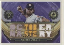 2019 Topps Triple Threads Relics Amethyst 25/27 Gerrit Cole #TTR-GC3 5w7