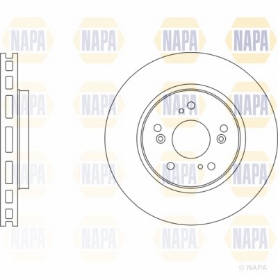 2x Vented Brake Discs and Pads fits HONDA CR-V Mk3 RE6 2.2D Front 2007 on 293mm - Bild 2 von 8