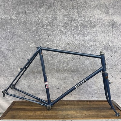 Vintage Miyata Six Ten Touring Frame 58cm 610 Blue CRMO 700c 126