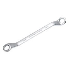 Offset Double Box End Wrench 13mm x 15mm Metric 12 Point Chrome Plated Hand Tool