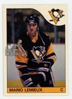 Mario Lemieux 1985-86 O-Pee-Chee Hockey Rookie Card #9