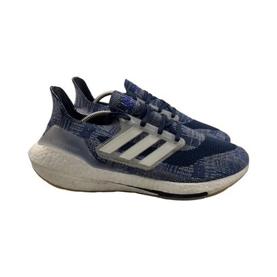 adidas Ultraboost 21 Sashiko Crew Blue FX7729 Running Shoes Men Size 8.5