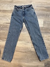 Vintage Y2K Tommy Hilfiger Mid Rise Straight Leg Jeans Women 4 Blue Denim 2000