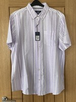 Maine New England Debenhams Linen Blend short sleeve Shirt Size XL - BNWT  Lilac