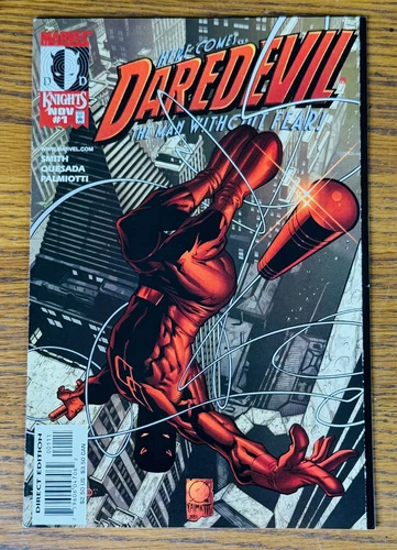 DAREDEVIL #1 NM 1ST KEVIN SMITH MARVEL KNIGHTS Comic Book PRINT 1998 Joe Quesada