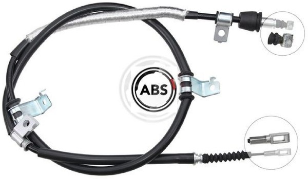 A.B.S. K17058 Seilzug FüR Feststellbremse Handbremsseil Bremsseil FüR Hyundai-image