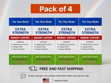 Pack Of 4 Memory Support For Your Brain 20mg ...