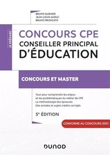 Concours CPE - Conseiller principal d'éducation - 5e éd. - Tout-en-un, Brun