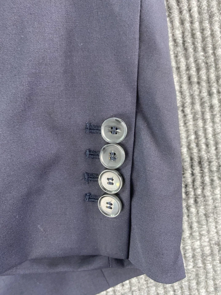 Loro Piana костюм куртка 40 S синий шерсти Zelander мечта супер тонкий мериноса Италии - Изображение 2 из 4