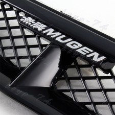 For 96-98 Honda Civic 234dr Mugen Black Front Hood Mesh Sport Abs Grille Grill