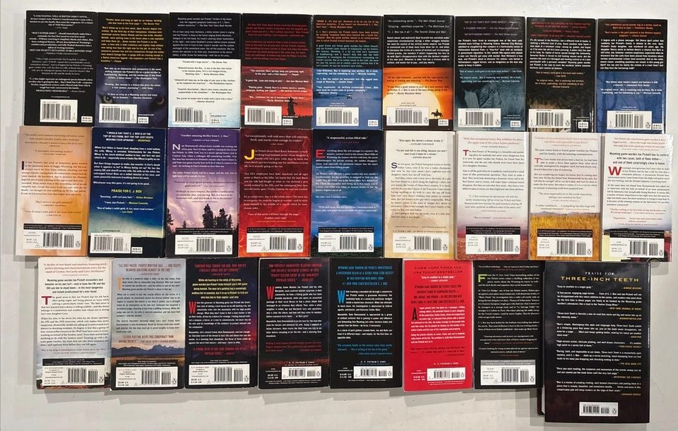 26 Book Lot Complete JOE PICKETT “Game Warden” Series Books 1-26 CJ BOX Set - Image 2 of 4