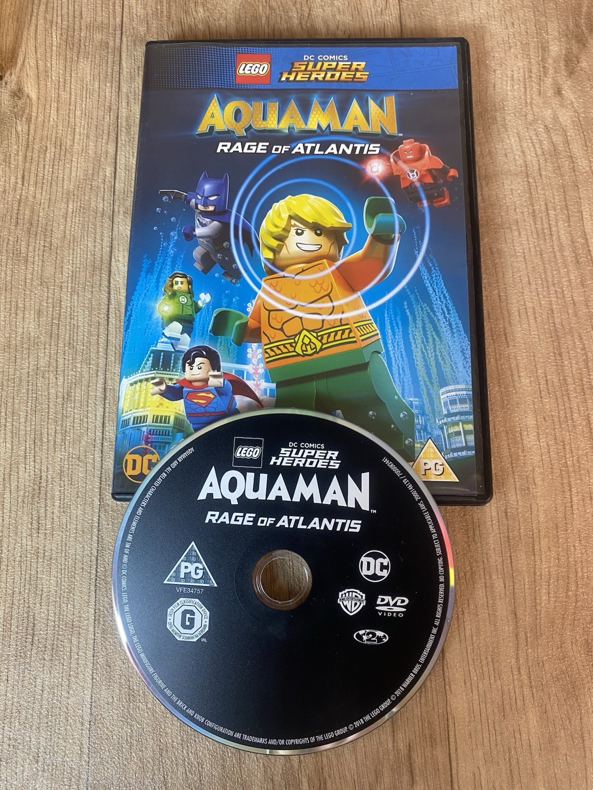 LEGO Aquaman - Rage of Atlantis DVD (2018) Matt Peters cert PG Amazing Value