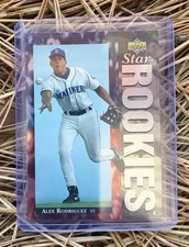 1994 Upper Deck Star Rookies ALEX RODRIGUEZ Rookie RC Baseball Card #24. rookie card picture
